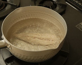 鶏ささみと水菜のサラダ作り方1写真