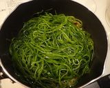 すき昆布と油揚げの炒め物作り方4写真