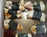 お弁当にも焼肉のたれで簡単のり巻きチキン作り方4写真