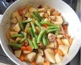 鶏肉と里芋のうま煮作り方6写真