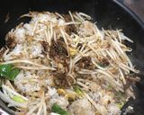 豆味噌のコク、チャーハン作り方2写真
