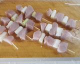 メカジキとネギの串焼き＊フライパンで簡単作り方2写真