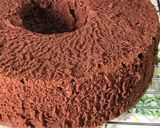 チョコとココアのシフォンケーキ作り方11写真