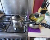 【漢の料理】伊勢うどん風味チャーハン作り方1写真