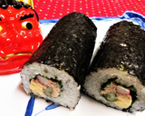 簡単★具がくずれず中央に！【海鮮恵方巻】作り方14写真