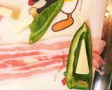 我が家の定番豚バラチーズピーマン巻き作り方1写真