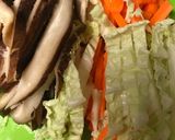 彩り&バランス命の野菜ひき肉和風パスタ!作り方2写真