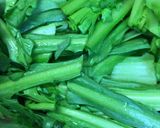 簡単美味しい牛肉春菊オイスターソース炒め作り方4写真