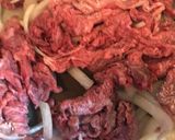 簡単美味しい牛肉春菊オイスターソース炒め作り方6写真