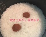 お弁当に♪梅ごはん♪作り方2写真