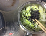 時短！簡単！白菜と塩昆布の煮びたし作り方2写真