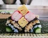 【飾り巻き寿司】四海巻き作り方15写真