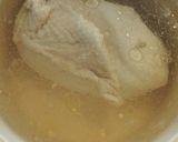 簡単鶏ハムのゆで汁使用！サンラータンメン作り方1写真