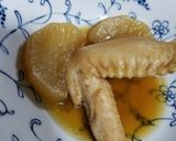 大根と手羽元の煮物。作り方4写真