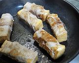 ガリ旨！厚揚げと甘酢生姜の肉巻き照り焼き作り方4写真