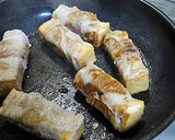 ガリ旨！厚揚げと甘酢生姜の肉巻き照り焼き作り方4写真