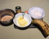 糠入りバナナフルーツケーキ作り方1写真