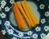 簡単♬人参といんげんの肉巻き(^_^)/作り方1写真