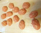 れんこんの肉団子揚げ カレー塩添えて作り方4写真