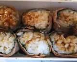 焼肉のたれがしみこんだ肉巻きおにぎり作り方11写真