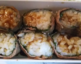 焼肉のたれがしみこんだ肉巻きおにぎり作り方11写真