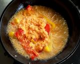 パプリカクリームパスタ作り方5写真