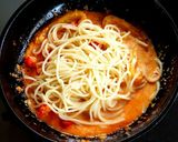 パプリカクリームパスタ作り方6写真
