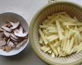 じゃが芋と椎茸のバター醤油炒め作り方1写真