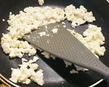 豆腐消費 卵がかさまし？チャーハン作り方1写真