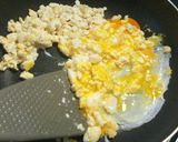 豆腐消費 卵がかさまし？チャーハン作り方2写真