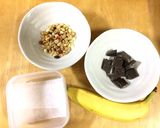 ざくざく♪グラノーラのチョコバナナ作り方1写真