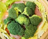 素朴・野菜鍋●ブロッコリーの寄せ鍋作り方2写真