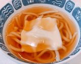 れんこん、油揚げ、チーズのスープごはん！作り方7写真