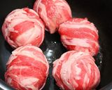 肉巻きたまご・照り焼き味。作り方3写真