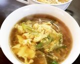 長ねぎと生姜のかき玉スープ作り方4写真