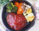 我が家の絶品♥ジューシーハンバーグ作り方9写真