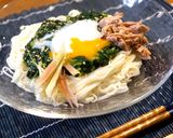 モロヘイヤのたたきde元気になる素麺!作り方5写真