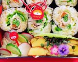 お弁当 詰め方 肉巻きで太巻き 節分弁当作り方5写真