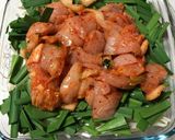 ささみと野菜のキムチ蒸し作り方8写真