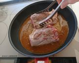 フライパンで簡単！豚肩ブロックの味噌煮☆作り方4写真
