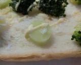 青海苔香る❀ブロッコリーの和トースト作り方4写真