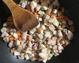 鶏モモ肉コロコロカレー炒め作り方4写真