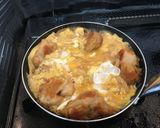 簡単!ガッツリからあげ親子丼作り方9写真