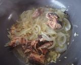 鯖水煮缶のスタミナパスタ！作り方3写真