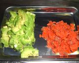 アボカドとサーモンの炊き込みご飯❤作り方1写真