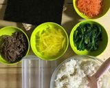 100均容器で、韓国風太巻き キンパプ作り方1写真