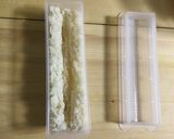 100均容器で、韓国風太巻き キンパプ作り方4写真