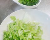 鮭フレークとシャキシャキ レタスの炒飯作り方2写真
