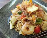 【糖質制限】海鮮バター魚粉焼きそば作り方8写真