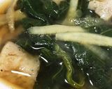 大根主役の大根葉スープ、食べるお汁です☆作り方3写真